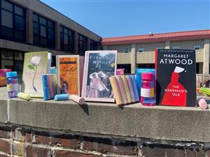 books on display